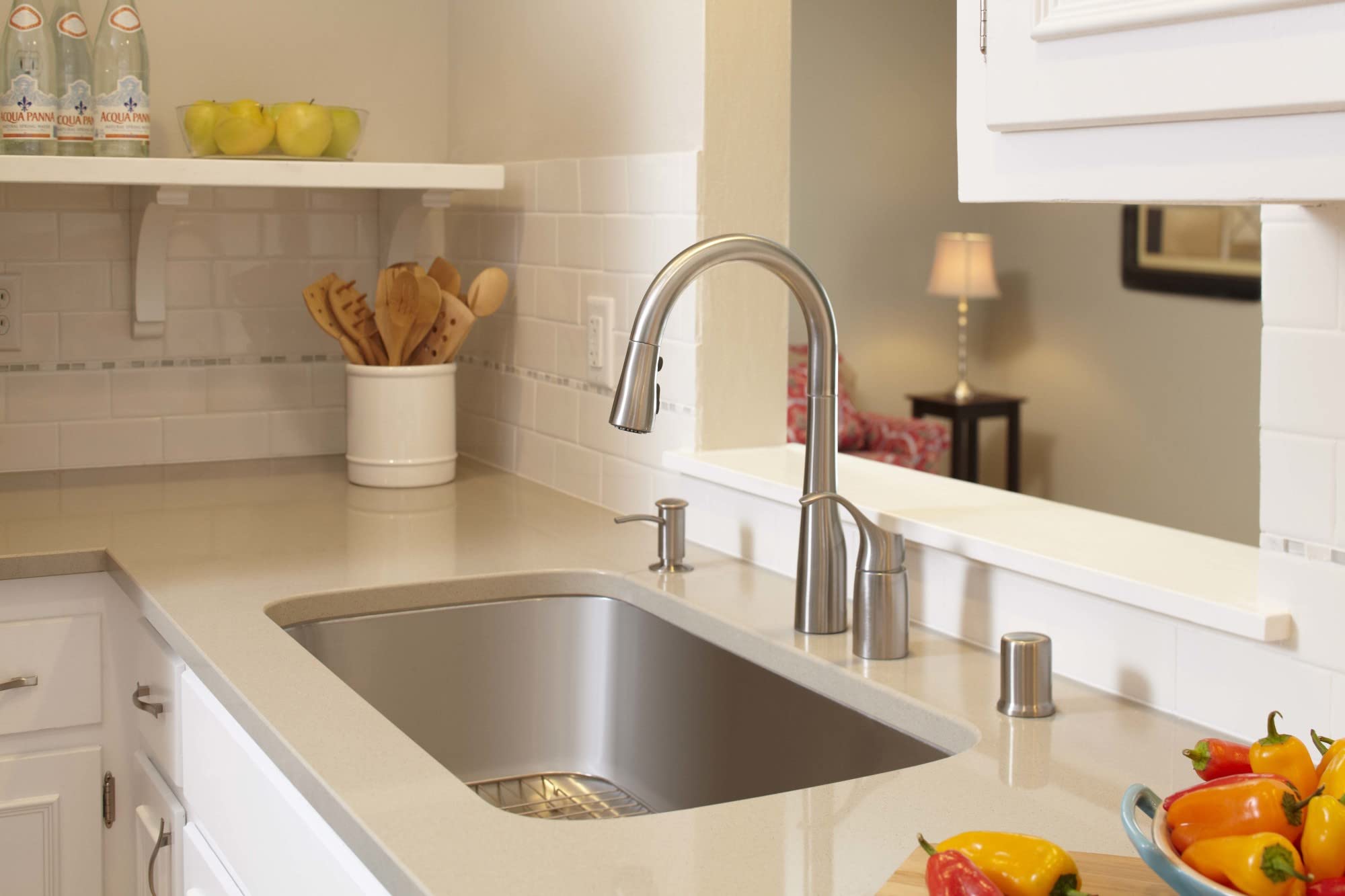 Kohler K-1895-C-Bn Soap Or Lotion Dispenser With Contemporary Design (Clam Shell Packed), Brushed Nickel